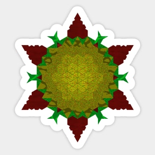 Big yellow flower Sticker